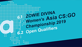 ZOWIE GEAR DIVINA CS:GO 亞洲女子賽